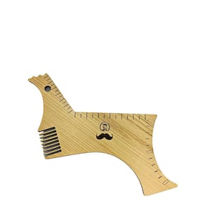 Pente Alinhador Barba E Bigode Alinhador E Régua Elegante