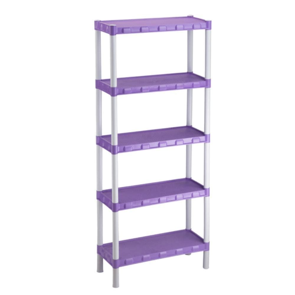 Estante Modular Lilás 5 Prateleiras Agraplast