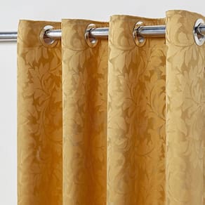 Cortina Jacquard Royal 2,80 M X 2,30 M - Dourado