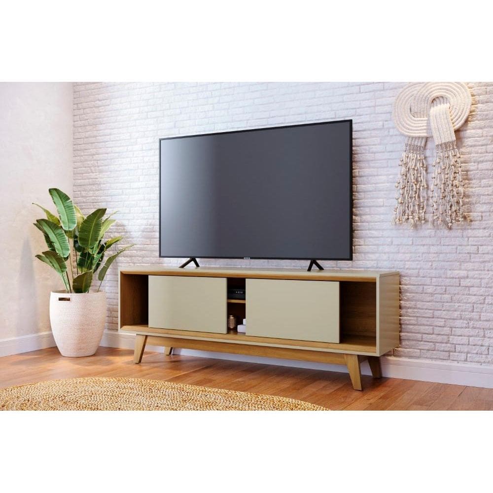 Bancada Atlas para TV de até 70 polegadas - Cumaru Opala - Madetec