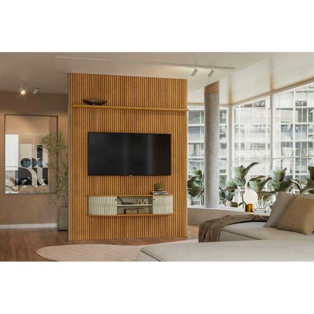 Home Suspenso New Monte Carlo Para TV até 65 Polegadas - Cumaru Opala - Madetec