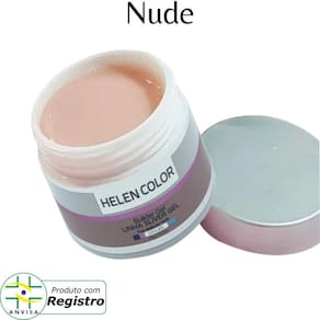 Gel Para Unhas De Gel Helen Color Silver - Nude 20G