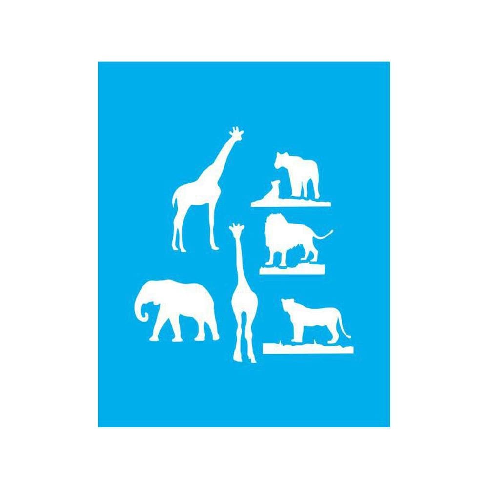 Stencil Tamako Animais - 20X25Cm - Ref 9400
