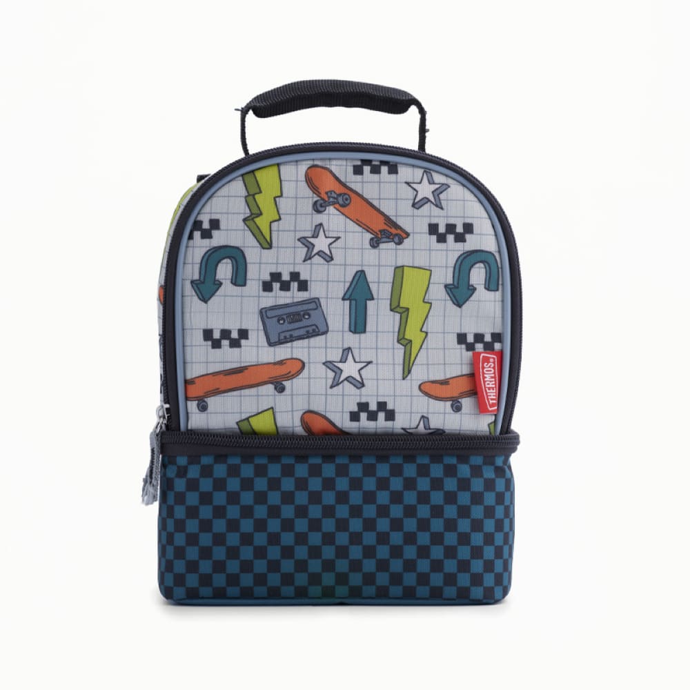Bolsa Térmica Infantil Com Alça E Zíper Isolamento Thermos Skate