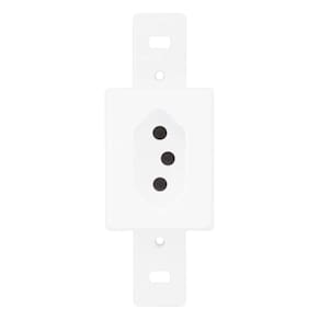 Tomada sem Placa 2P+T Fame Blanc 20A/250V~ Branca