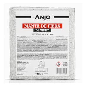 Manta de Fibra de Vidro Anjo 0,5 M2 (36cm x 1,40cm)