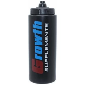 Squeeze Copo Garrafa De Academia Treino Preto 800Ml Growth