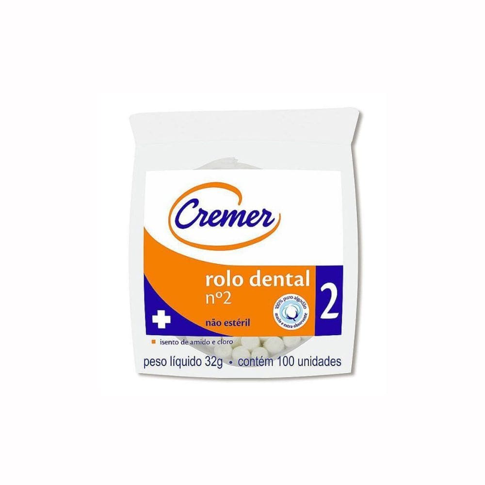 Algodão Rolete  Nº 2- Cremer