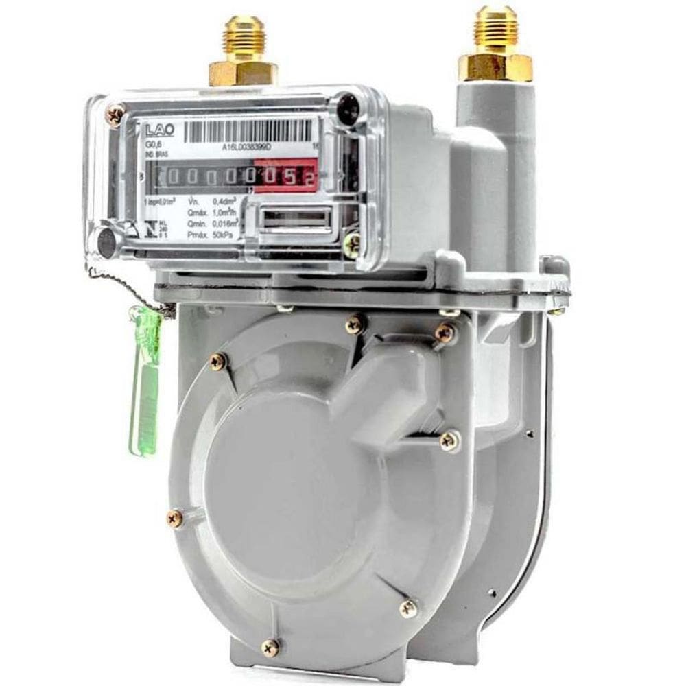 Medidor De Gás Glp/Gn Lao G 0,6
