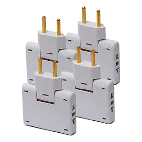 Kit 4 Pino Adaptador Benjamin T Articulado 3 Saídas