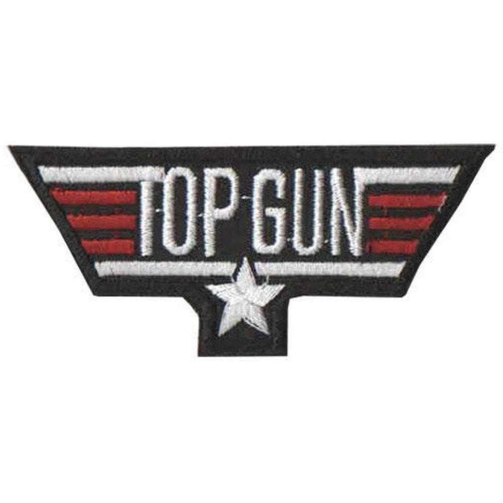 Patch Bordado Top Gun I Com Fecho De Contato