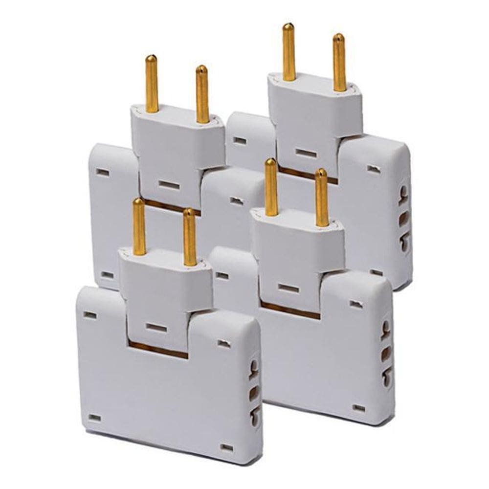 Kit 4 Pino Adaptador Benjamin T Articulado 3 Saídas