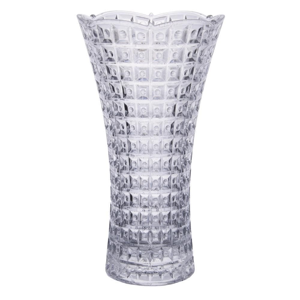 Vaso Floreiro De Cristal Ecológico Acinturado Chevalier 13Cm