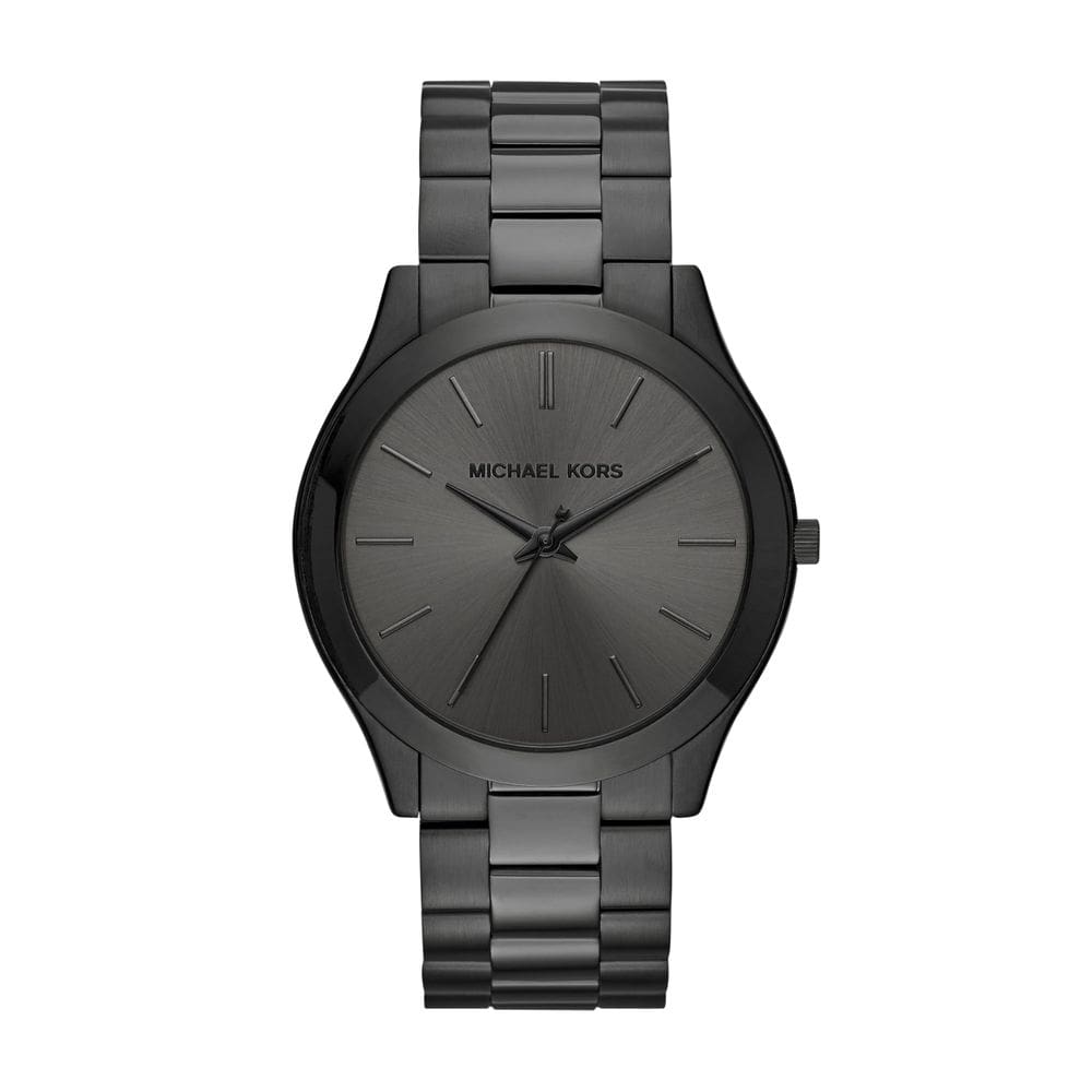 Relógio Michael Kors Slim Runway de três mãos MK8507 masculino