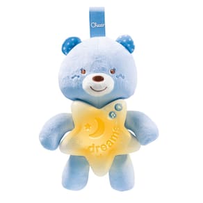 Urso de Pelúcia Azul com Projetor e Músicas - Chicco