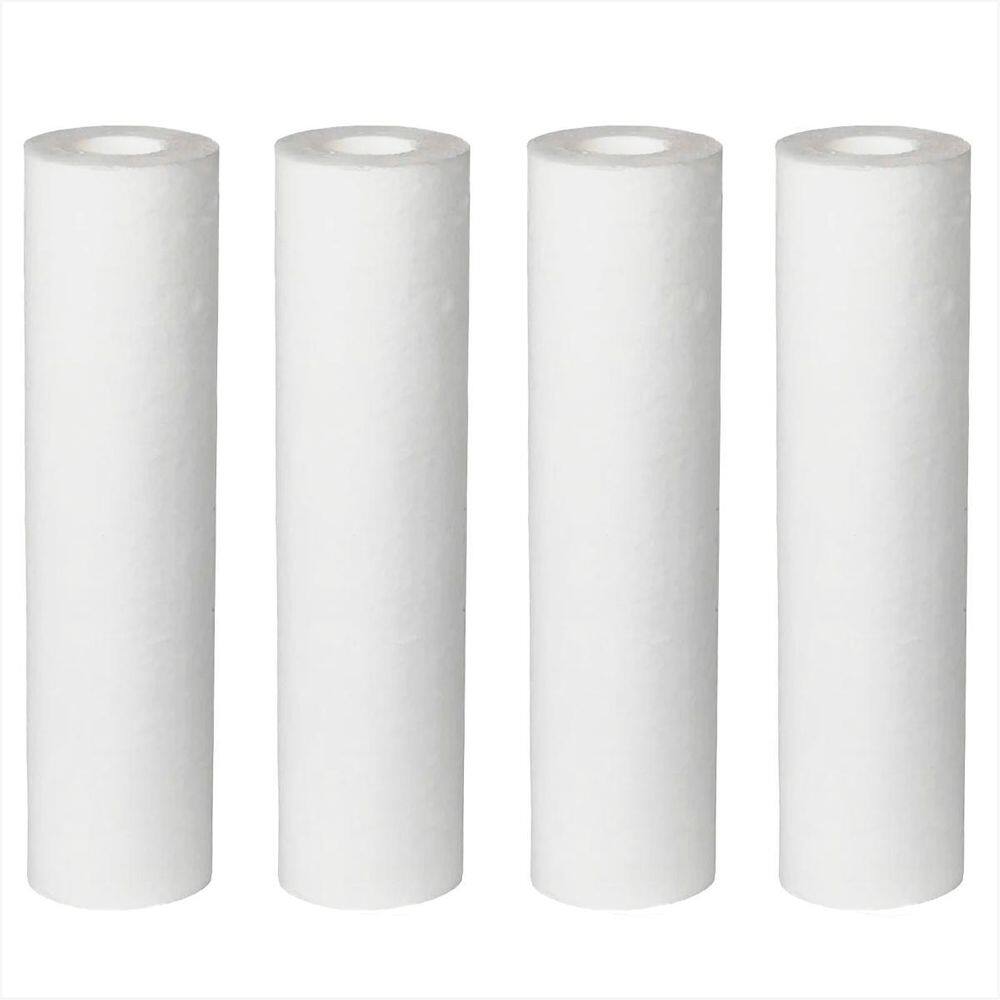 Kit 4 Filtro Refil Pou Cavelete Polipropileno Liso 9 3/4 20