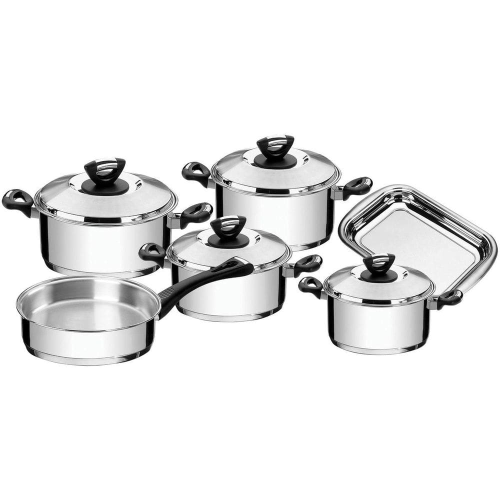 Jogo De Panelas Tramontina Inox Solar Baquelite 6 Pç