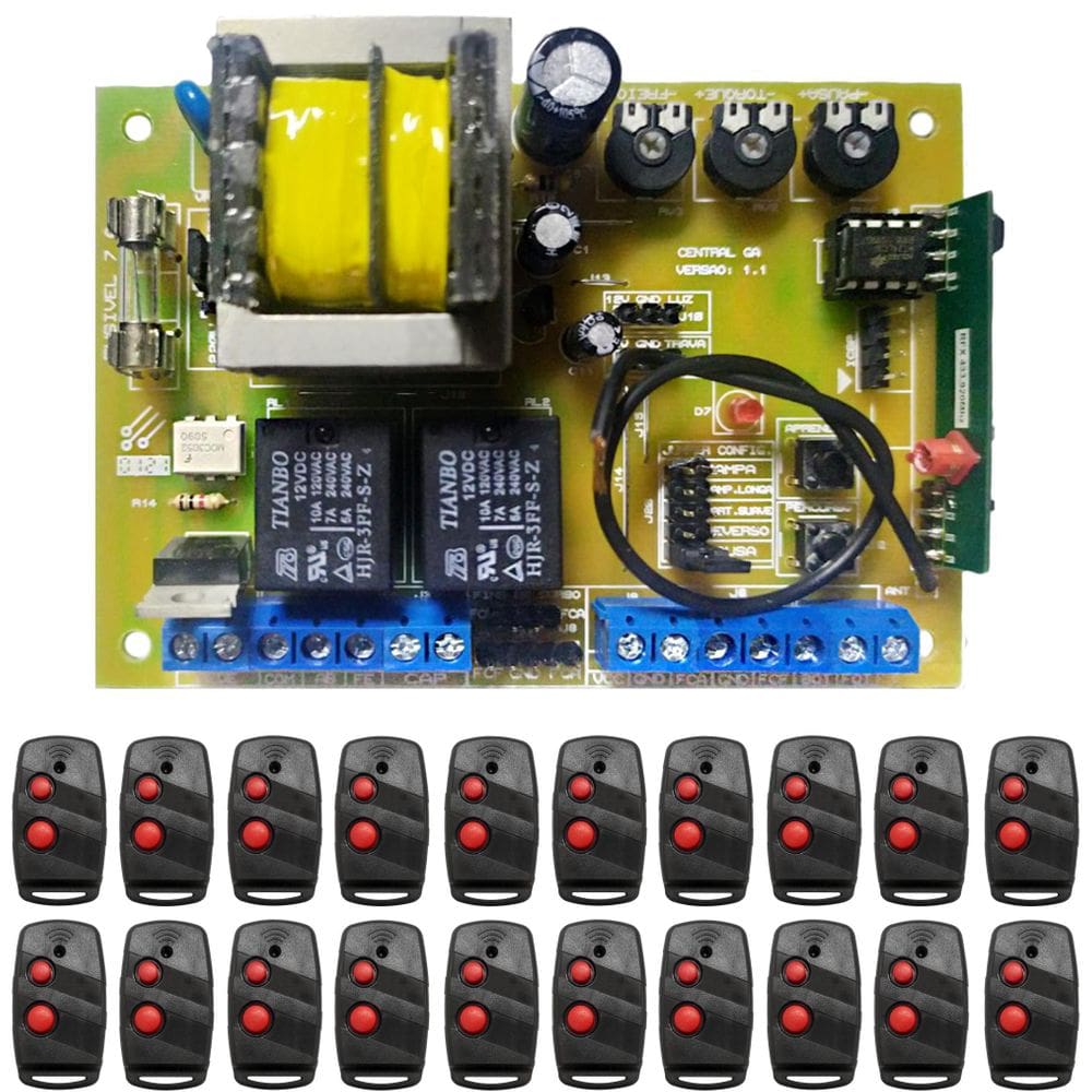 Kit - 1 Central De Comando Ga + 20 Ctrls Code Learning 5003