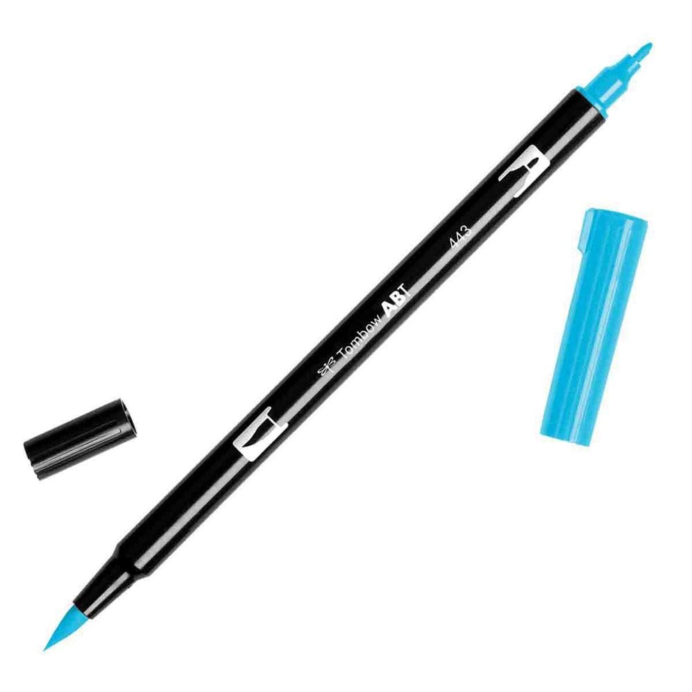 Caneta Marcador Artistico Dual Brush Tombow 443 Turquoise