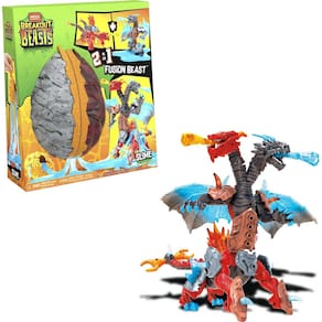 Conjunto de construção Mega Construx Breakout Beasts com 2 bonecos