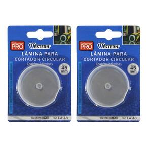 Kit 4 Lâminas Para Cortador Circular 45Mm La-48 Western