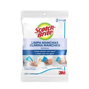 Esponja Limpa Manchas Com 2 Unidades Scotch-Brite 3M