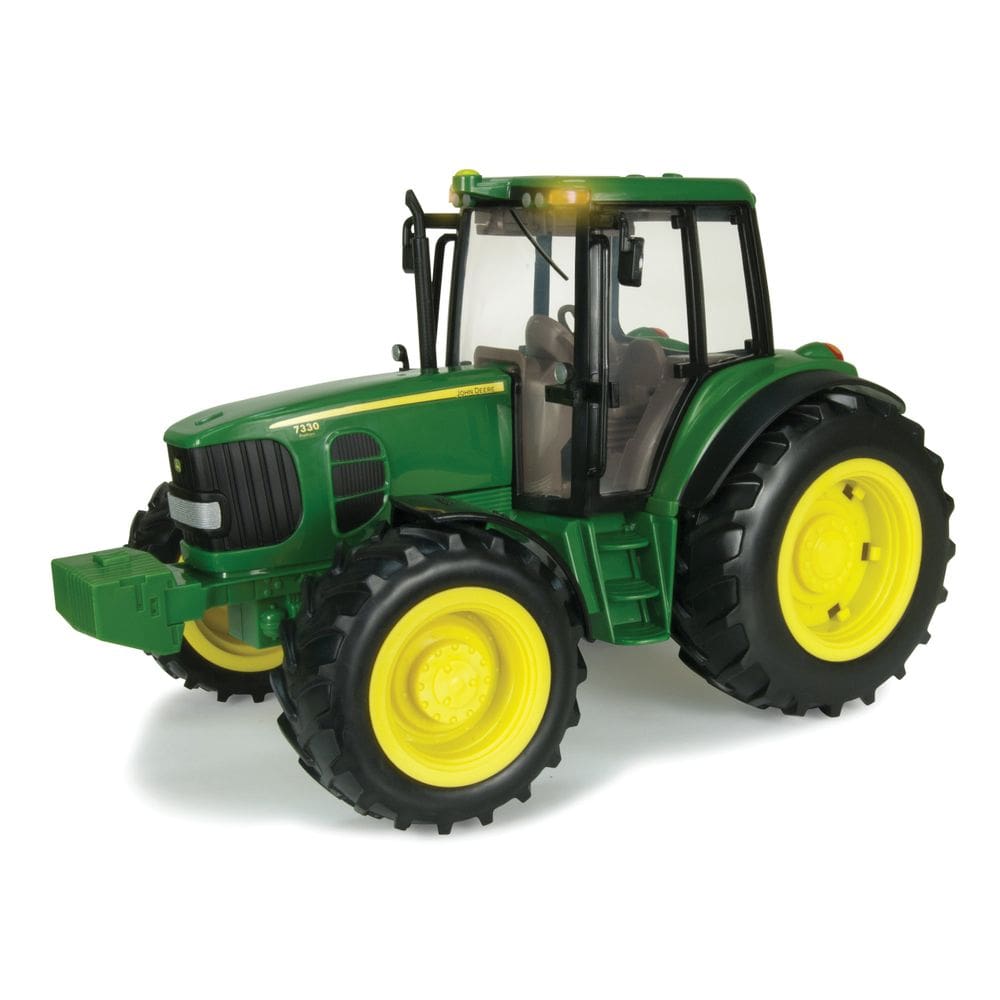 Trator de brinquedo TOMY John Deere Big Farm com luzes e sons 1:16