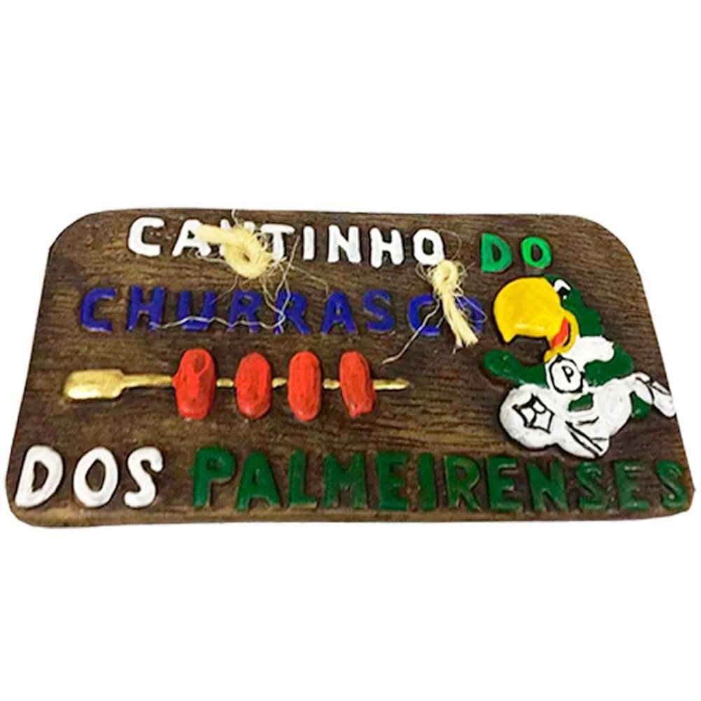 Placa De Churrasco - Cantinho Do Churrasco Dos Palmeirenses