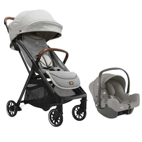 Carrinho de Bebê Combo Parcel Oyster com Bebê Conforto I-snug Pebble Joie