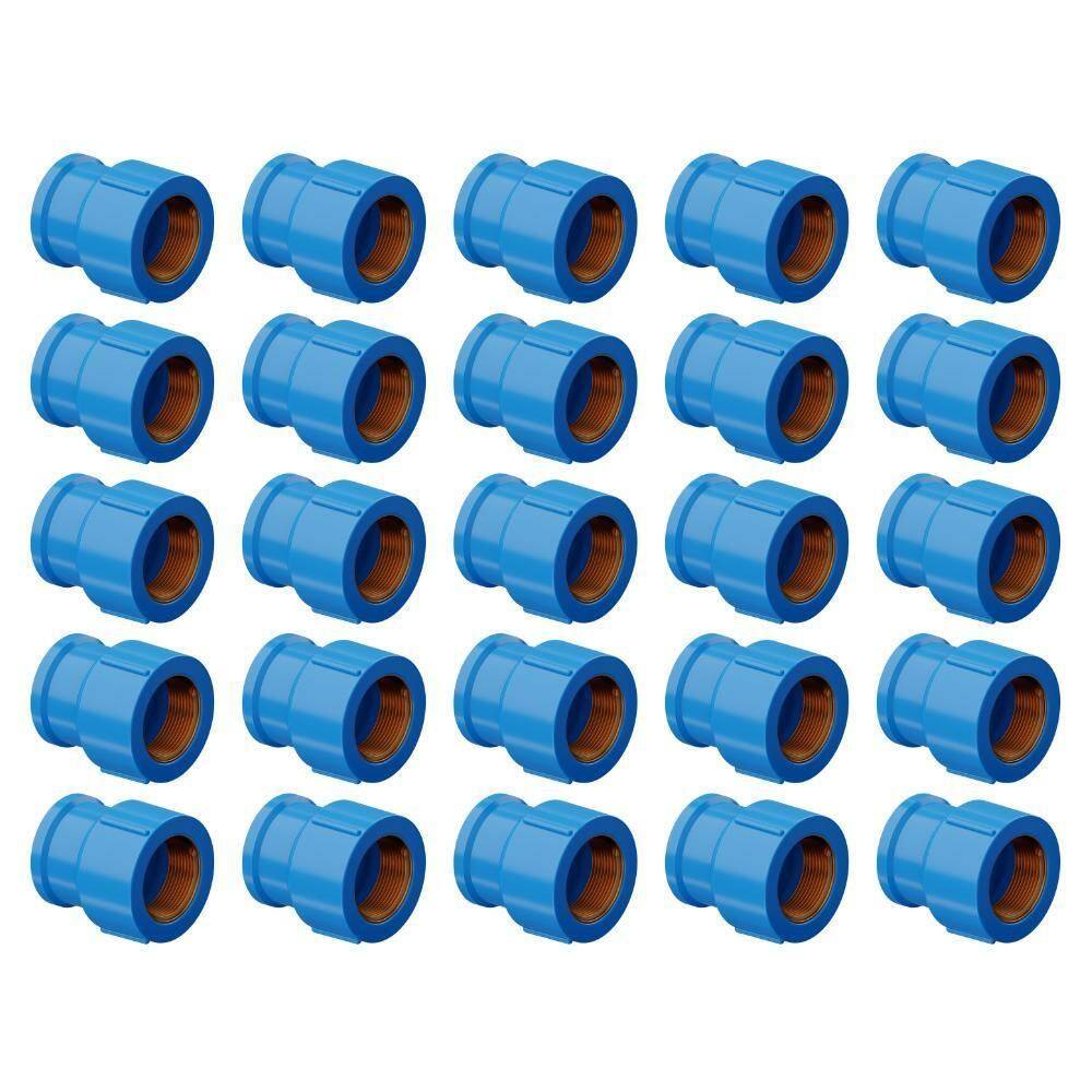Kit 25 Unidades Luva Soldável Bucha Latão 32 Mm X 1 Tigre