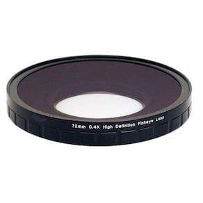 Lente Fisheye 72Mm 0.4X Super Hd Para Filmadoras