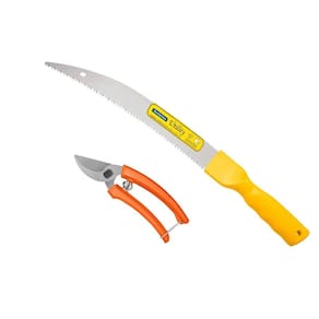 Kit Serrote De Podar Galhos E Tesoura De Plantas Tramontina