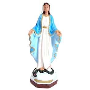 Imagem Escultura Nossa Senhora das Graças 20 Cm Gesso