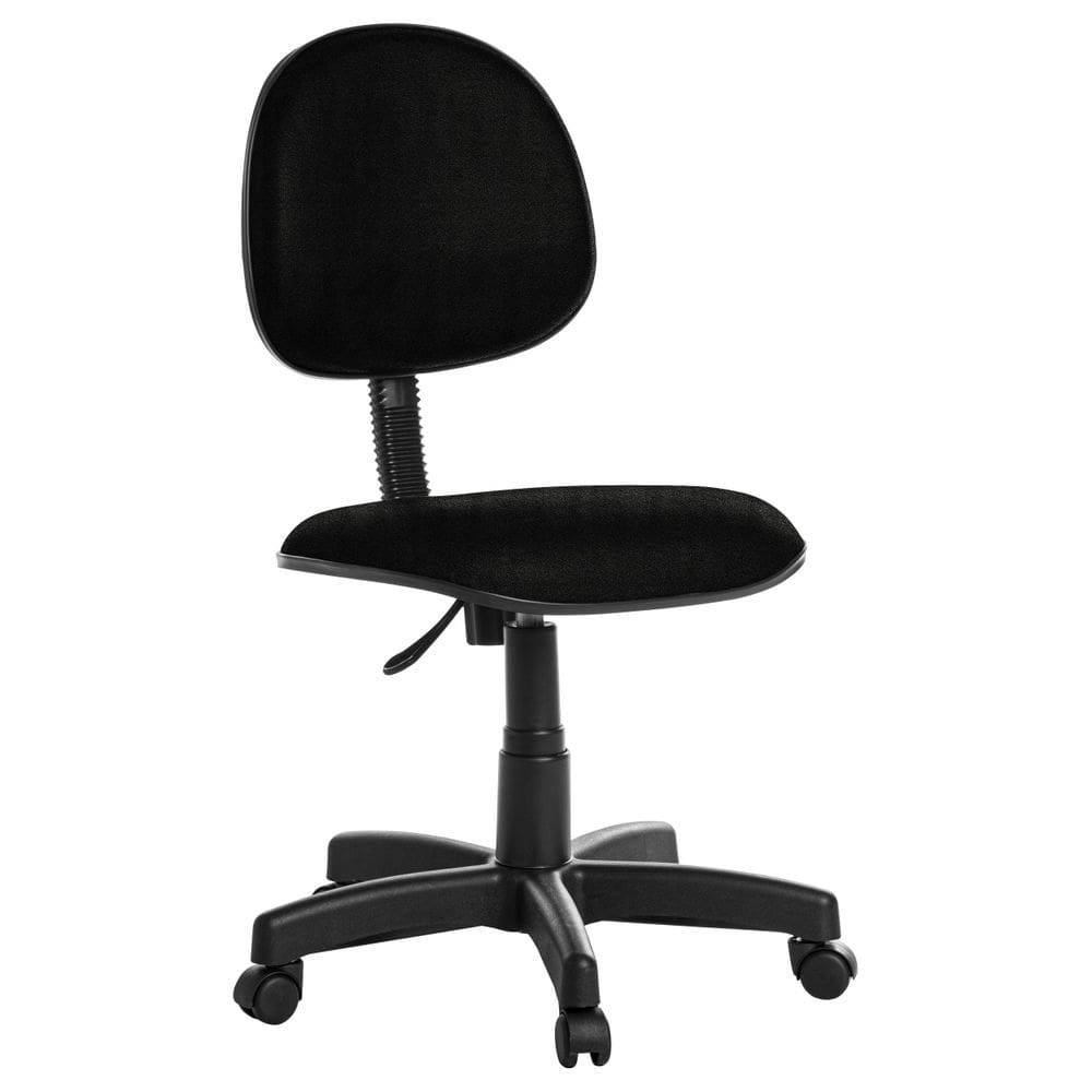 Cadeira Escritório Giratória Executiva Crepe Preta 10kg