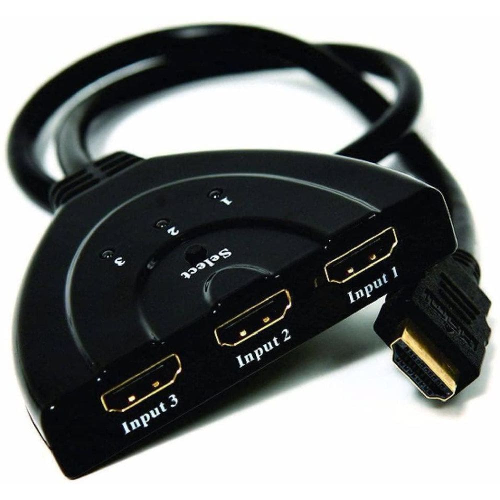 Cabo Hdmi Divisor Splitter Duplicador Y 1 Macho Para 3 Fêmea