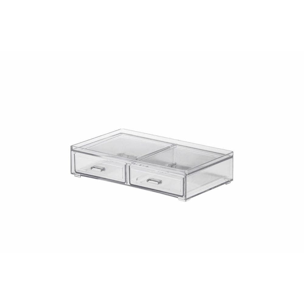 Caixa Organizadora 2 Gavetas Elegance 21,5x12,5x5cm