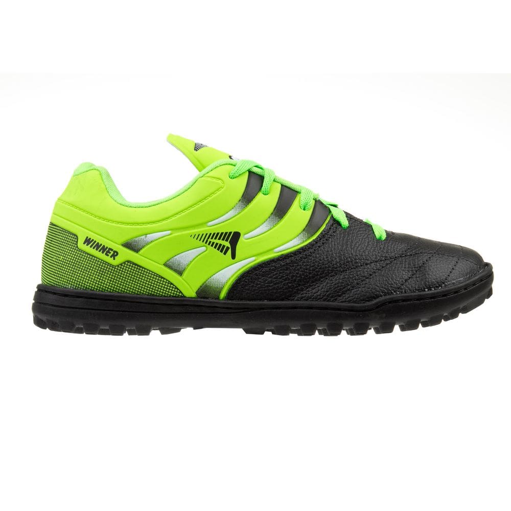 Chuteira De Couro Society Costurada Solado Borracha Winner 1700