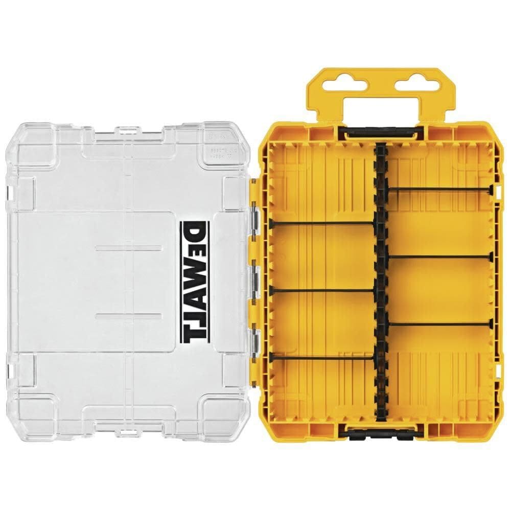 Caixa de ferramentas DEWALT Tough Case Organizer Medium com 8 compartimentos