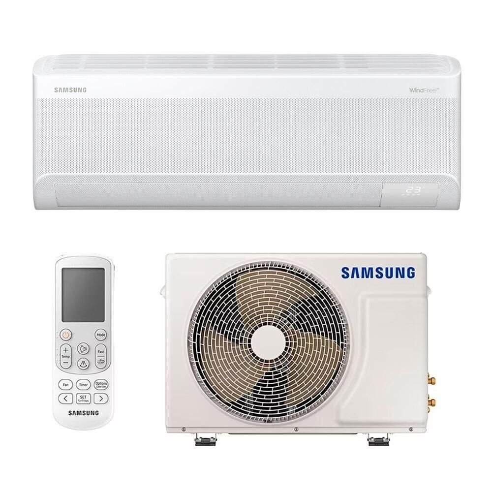 Ar-Condicionado Split Inverter 12000 BTUs Samsung WindFree AI Quente e Frio Wi-Fi Integrado AR12DXFAAWKNAZ / AR12DXFAAWKXAZ 220V