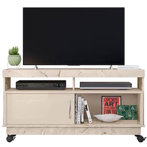Rack Bancada Abel 1 Porta de Correr Para Tv de 50" Polegadas