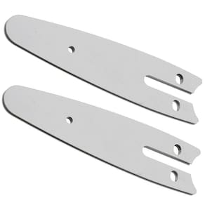 Placa Guia Sabre De Mini Motosserra 4 Polegadas Kit 2 Uni Reposiçao Resistente Jardinagem