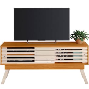 Rack Bancada Foz 1.5 2 Portas Pé Palito TV até 65 Polegadas