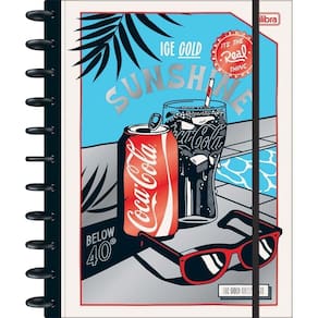 Caderno Tilidisco Universitário Coca-cola Tilibra - 10 Matérias 160 Folhas
