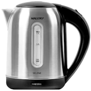 Chaleira Eletrica 1.7L Mallory 1850W Desligamento Automatico Inox 220V
