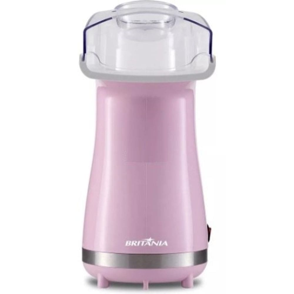 Pipoqueira Eletrica 1200w Britania Tampa Dosadora LuxxPink 127V