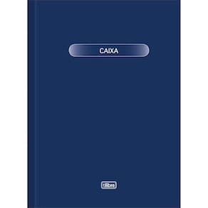 Livro Caixa Capa Dura Grande Tilibra - 50 Folhas