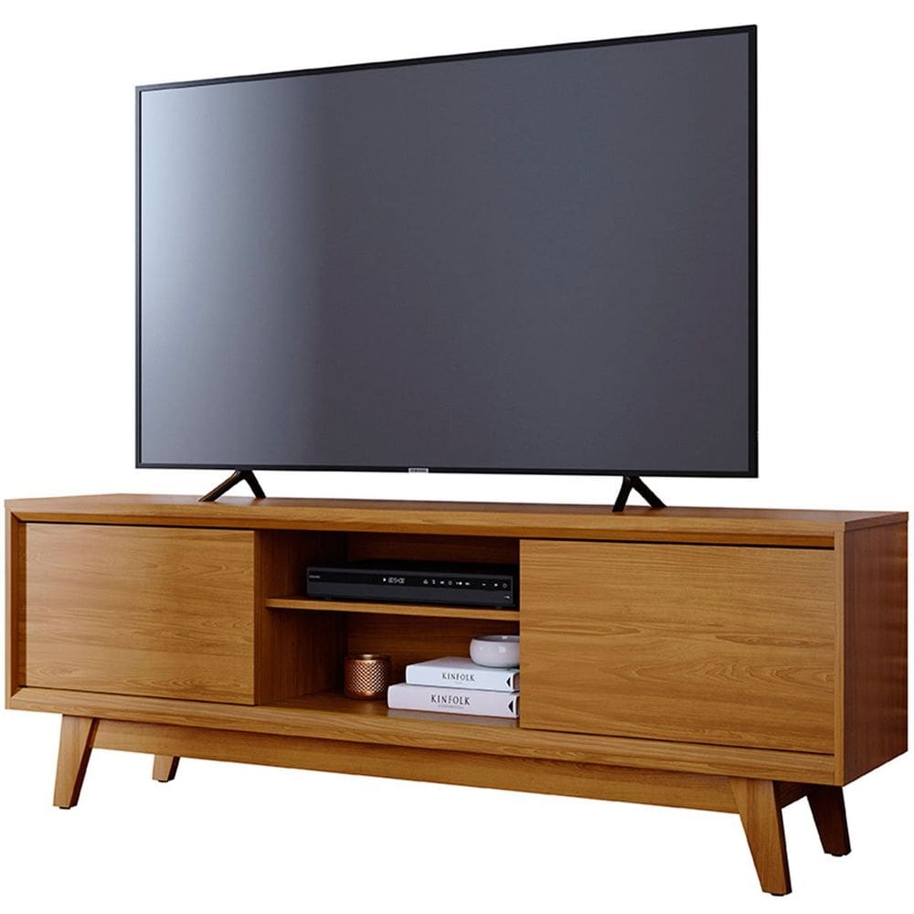 Rack Bancada Mundi 2 Portas para Tv de 75" Polegadas