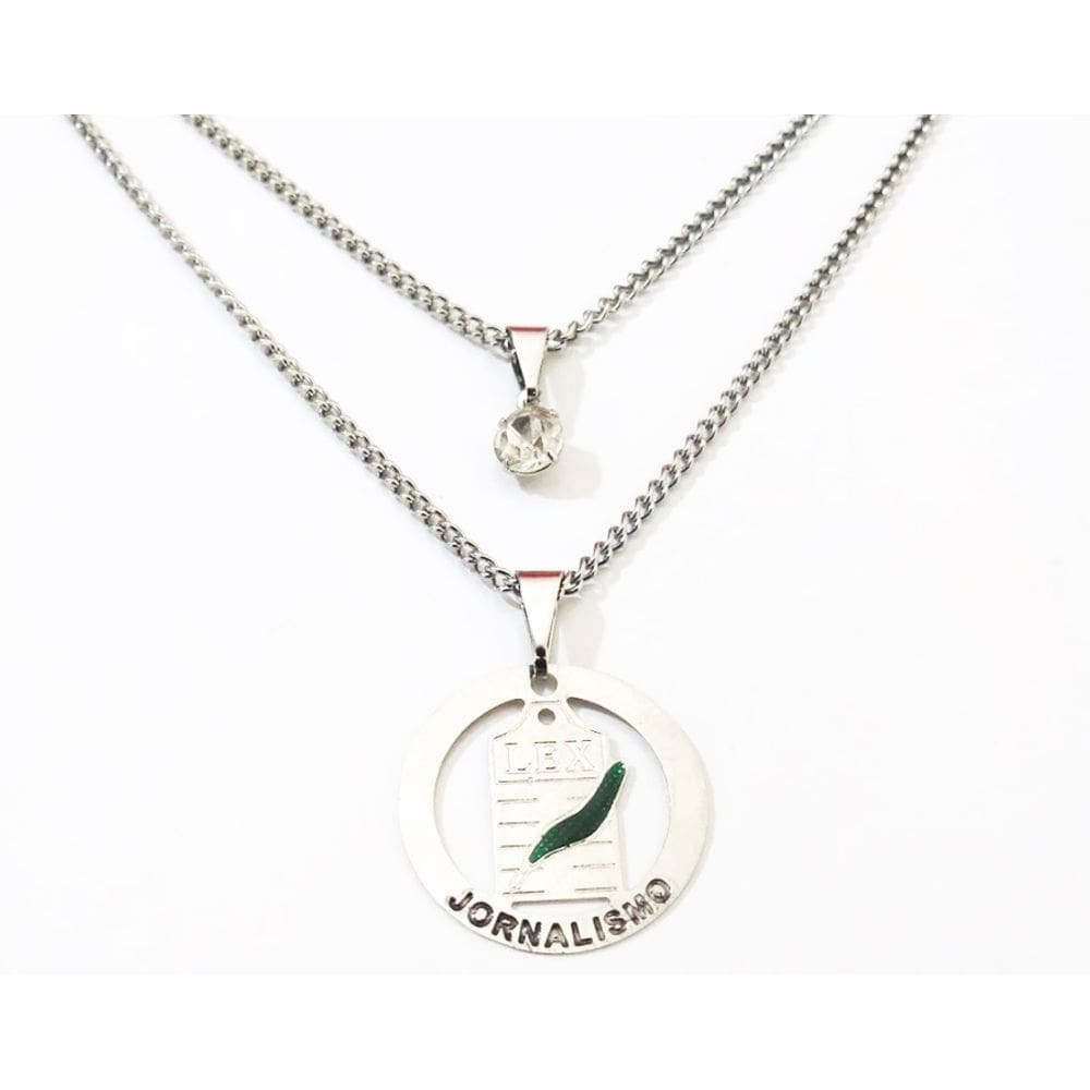 Colar Cordão Profissão Jornalismo Aço Inox