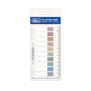 Tili Notes Index Tilibra - 12x45mm 200 Folhas