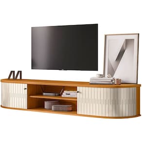 Rack Suspenso 2 Portas Faro Para Tv de 75" Polegadas